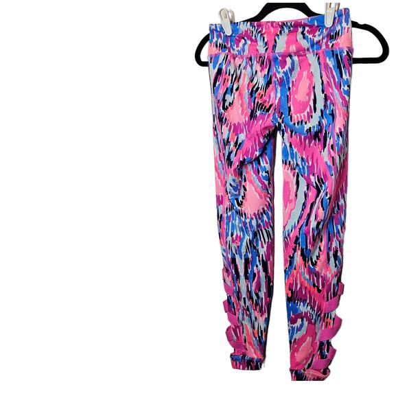 Lilly Pultizer Luxletic Callie Weekender "Free Spirit" leggings small High rise - Picture 4 of 8